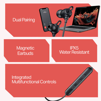 Rockerz Strive Magnetic Neckband 