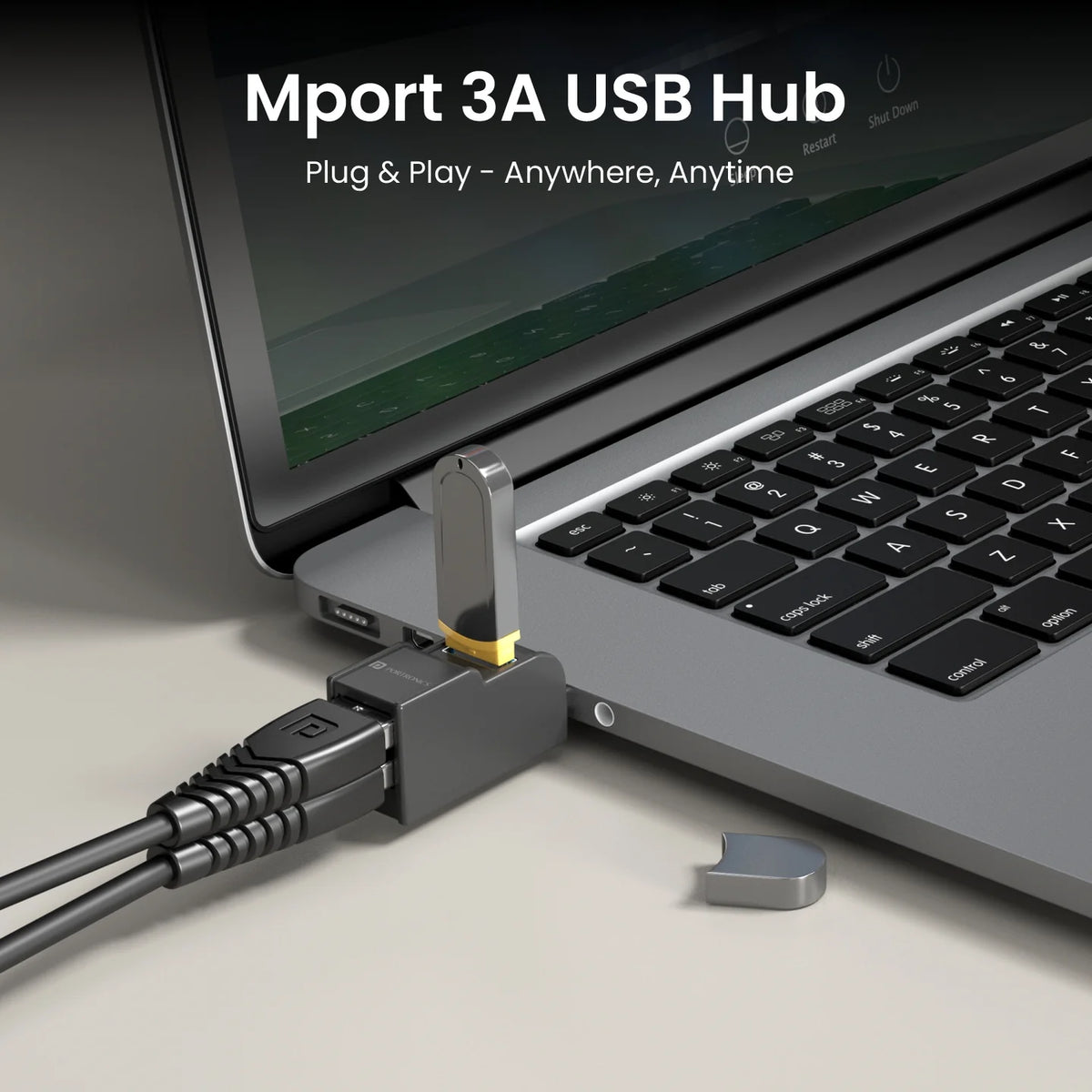 MPort 3A 6-in-1 USB-A Multiport Hub