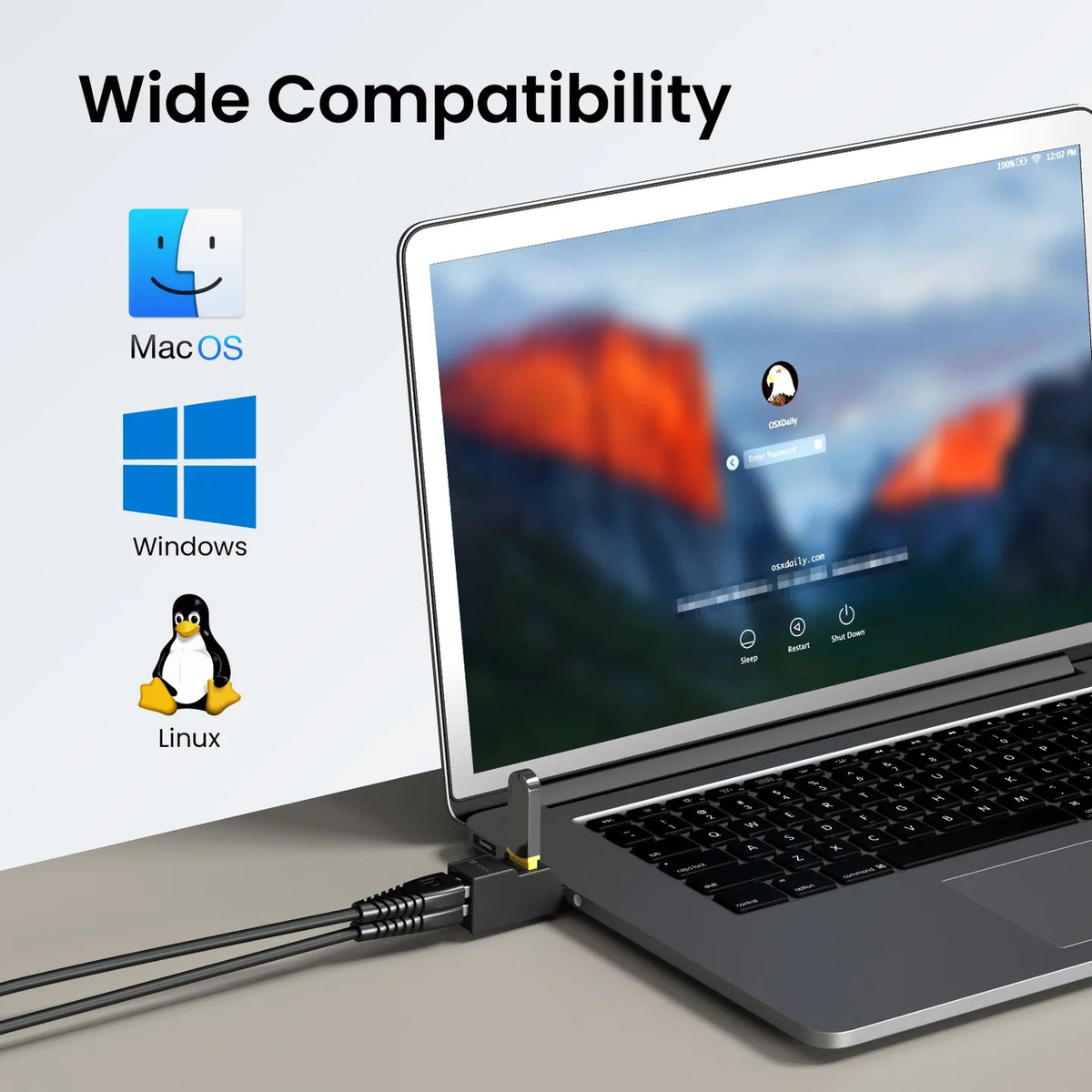MPort 3A 6-in-1 USB-A Multiport Hub