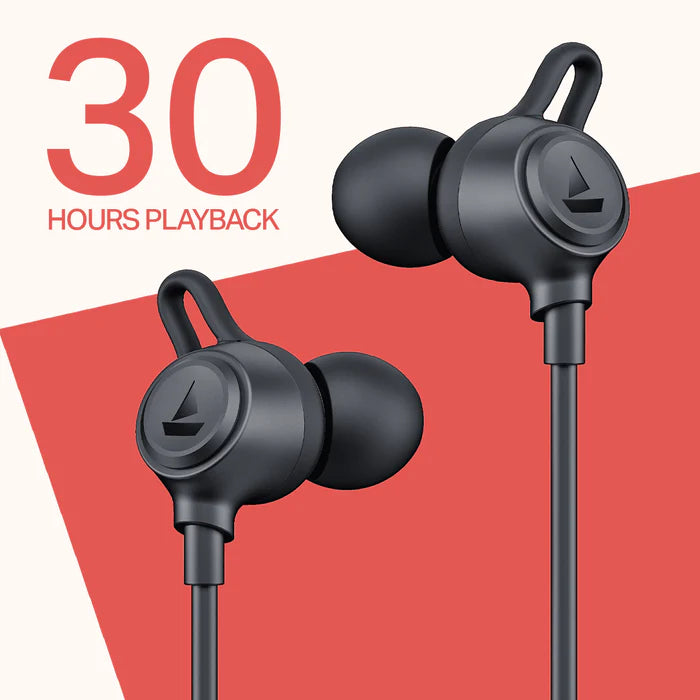 Rockerz Bold Magnetic Neckband #color_onyx-black