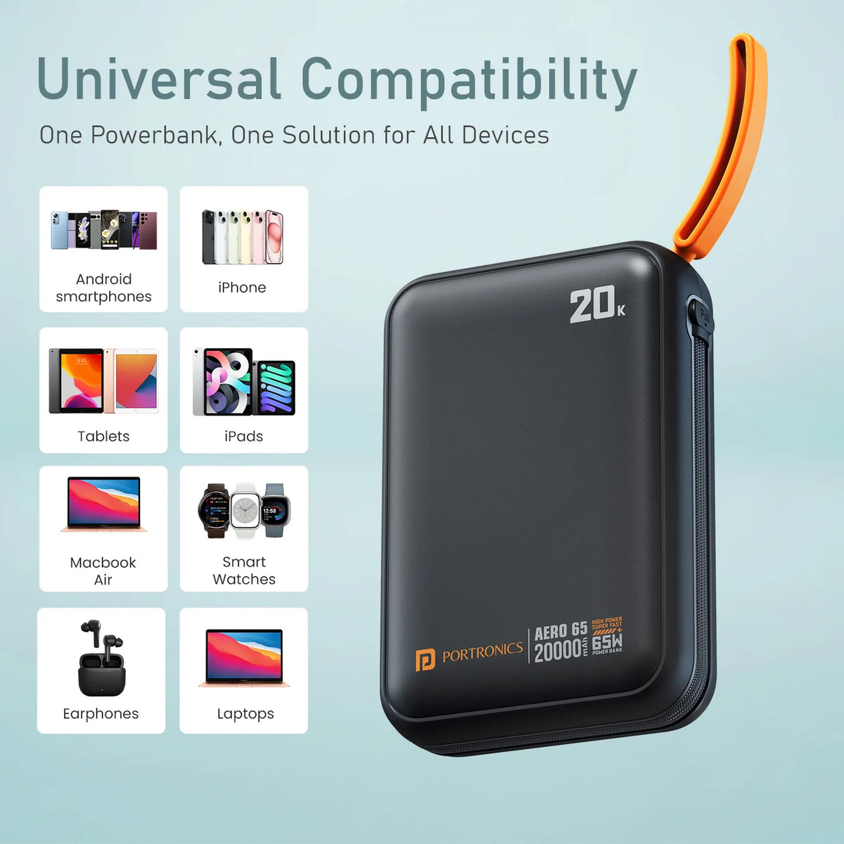 Aero 65 20000mAh Fast Charging Powerbank