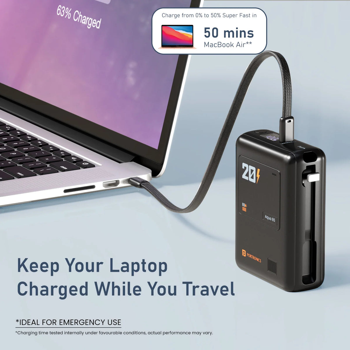 Aqua 65 20000mAh Fast Charging Powerbank