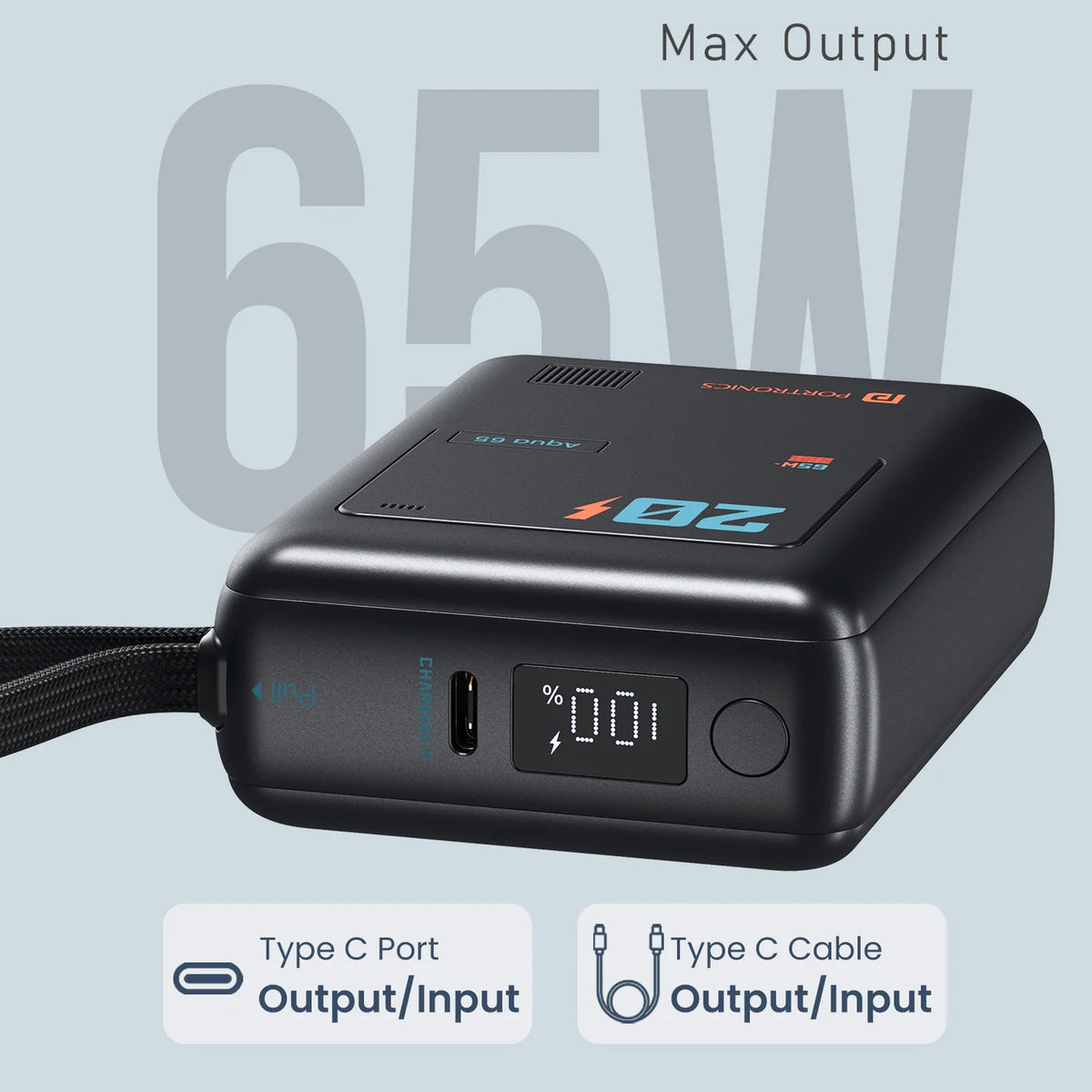 Aqua 65 20000mAh Fast Charging Powerbank