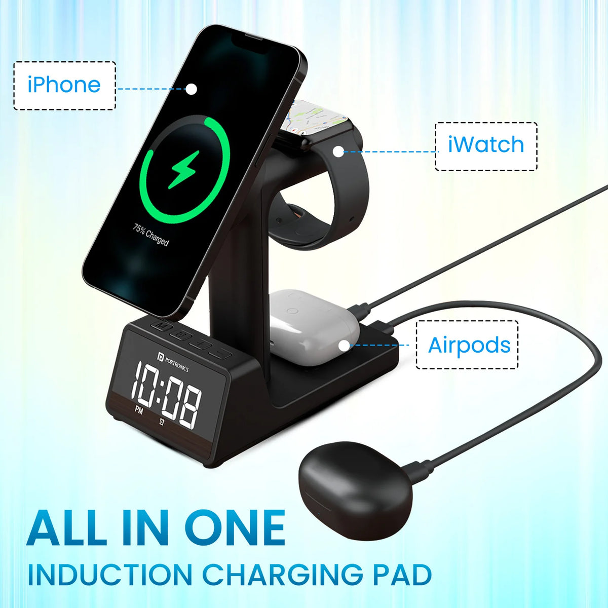 Bella 2 15W 3-in-1 Wireless Charger
