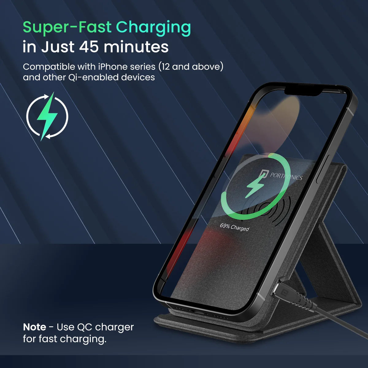 Freedom Fold 15W Foldable Wireless Charger