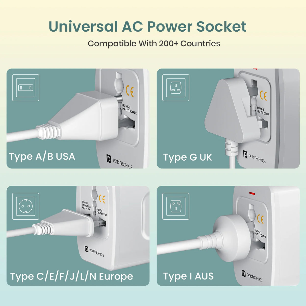 Universal Travel Adapter JuiceMate 3