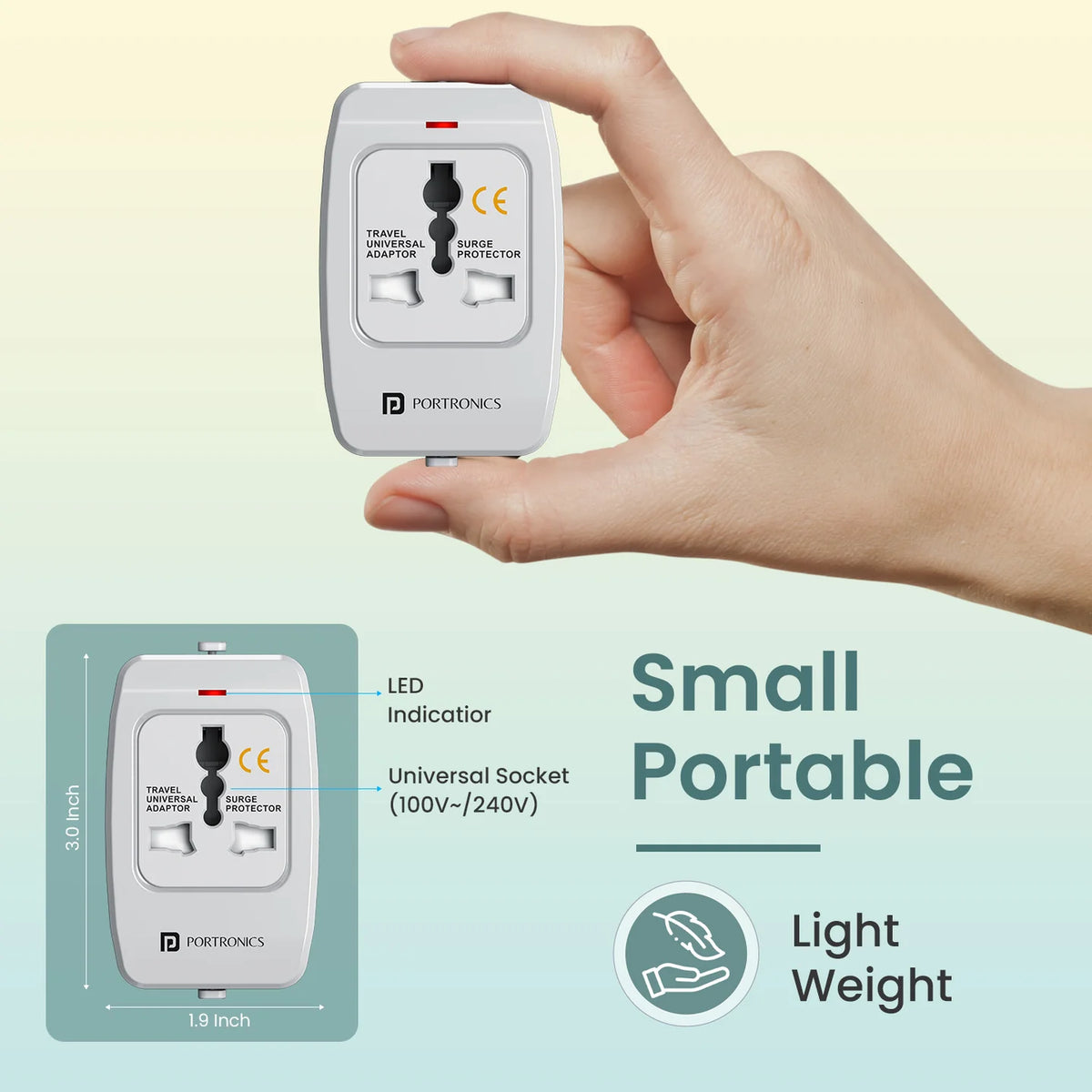 Universal Travel Adapter JuiceMate 3