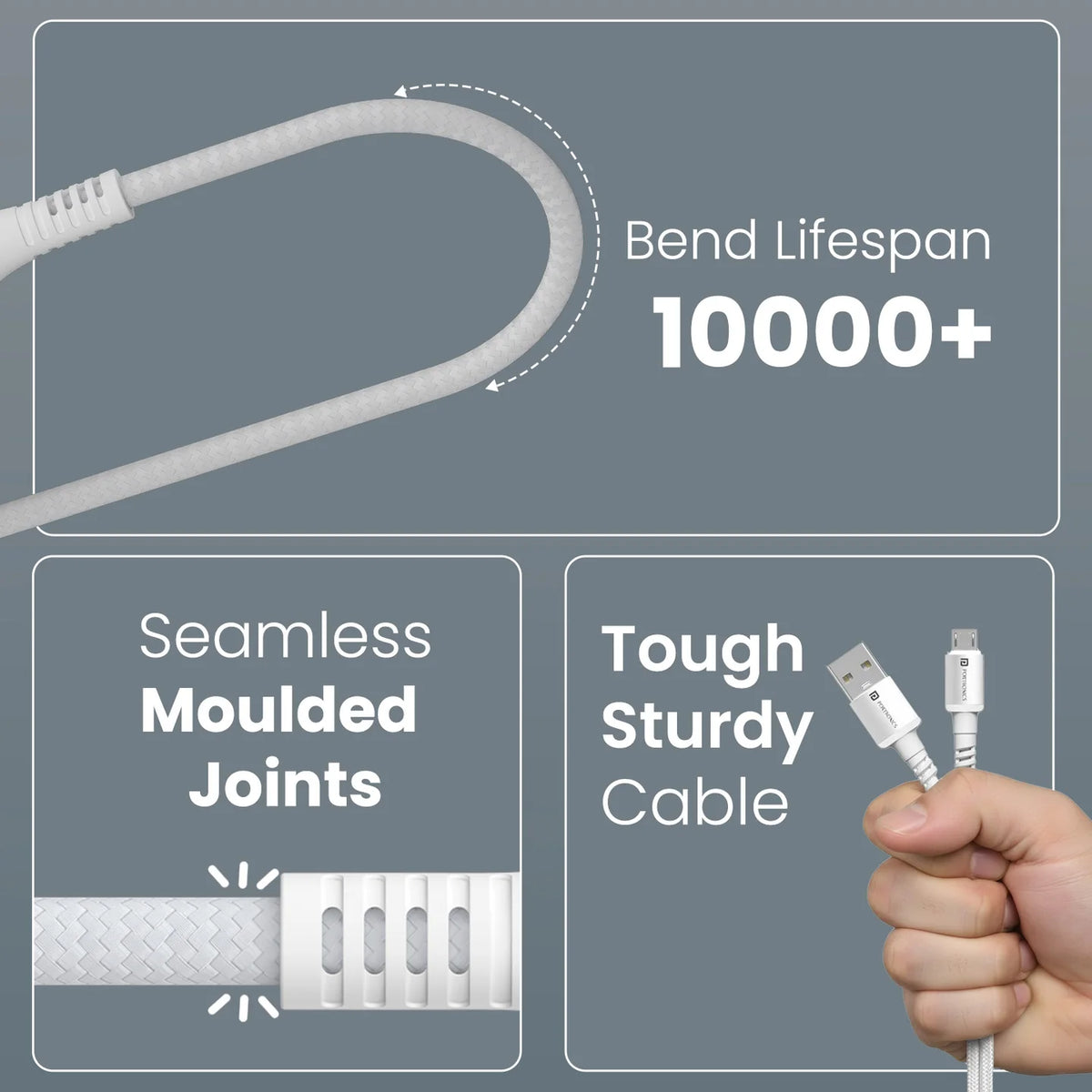 Konnect X USB to Micro USB 3A Cable