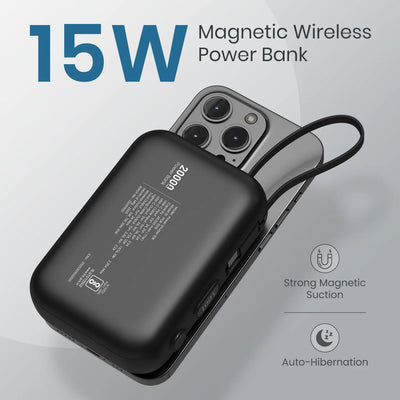 Power Shutter 20K 20000mAh Wireless Powerbank