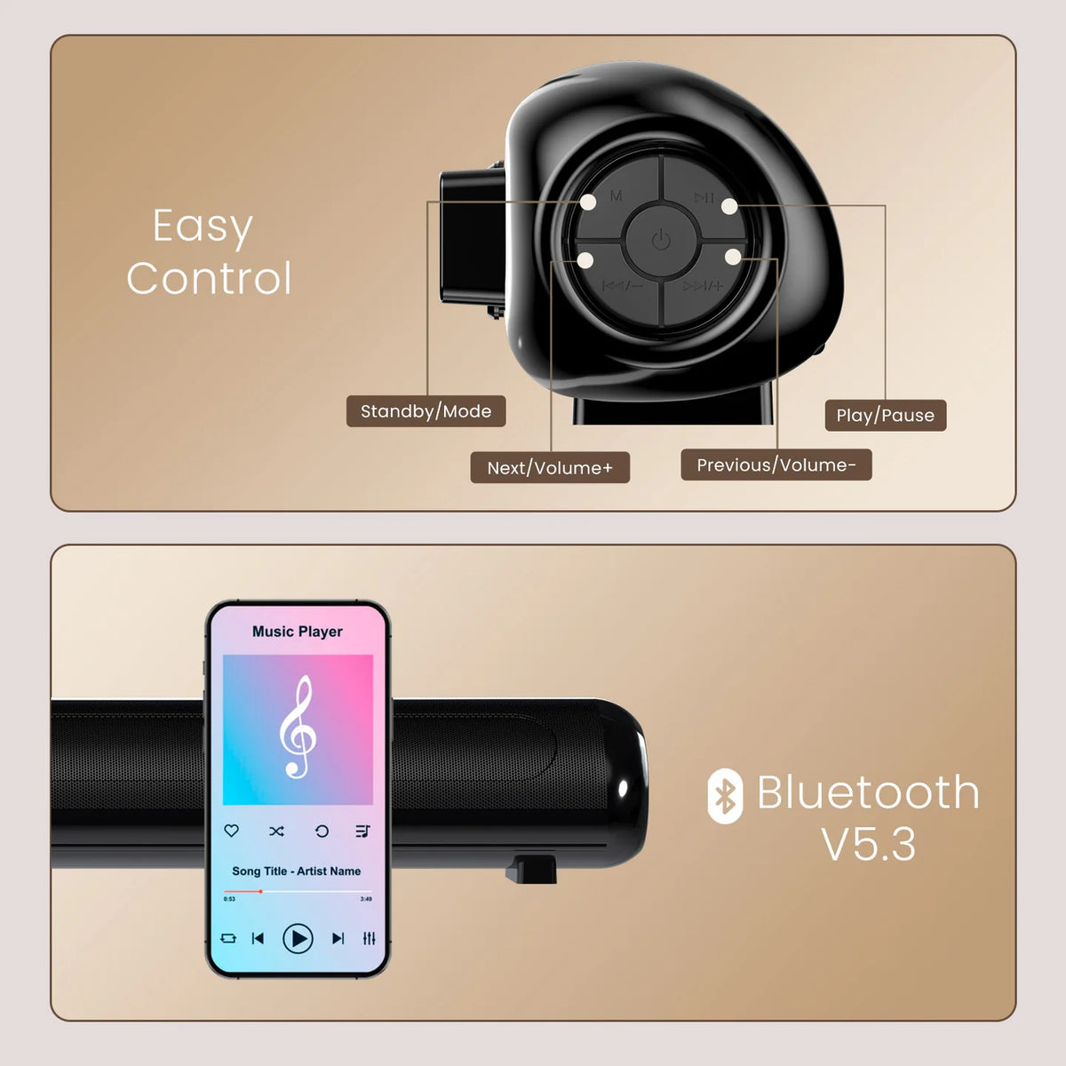 Pure Sound 108 2.1 Channel Soundbar