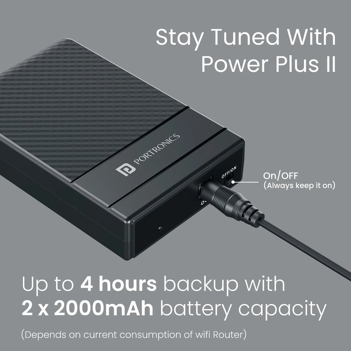 Power Plus II 4000mAh Mini UPS