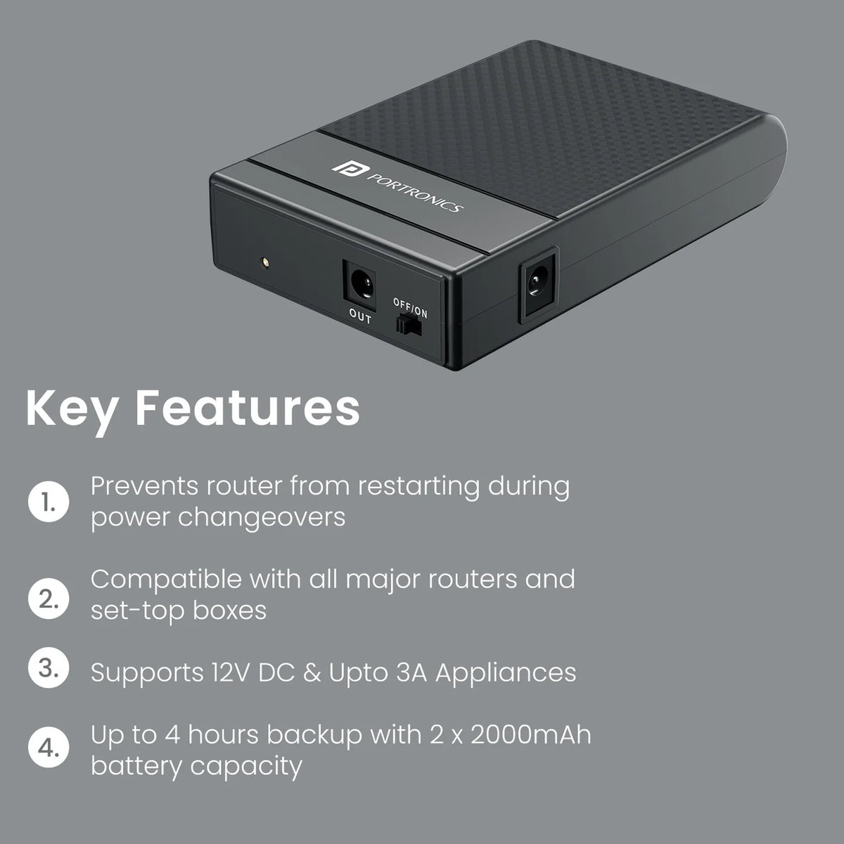 Power Plus II 4000mAh Mini UPS