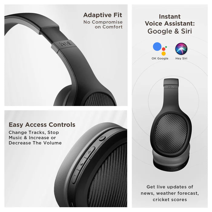 Rockerz 460 Over-Ear Headphone #color_active-black