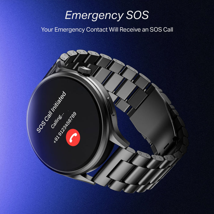 Lunar Discovery Pro Smartwatch #band-color_steel-black