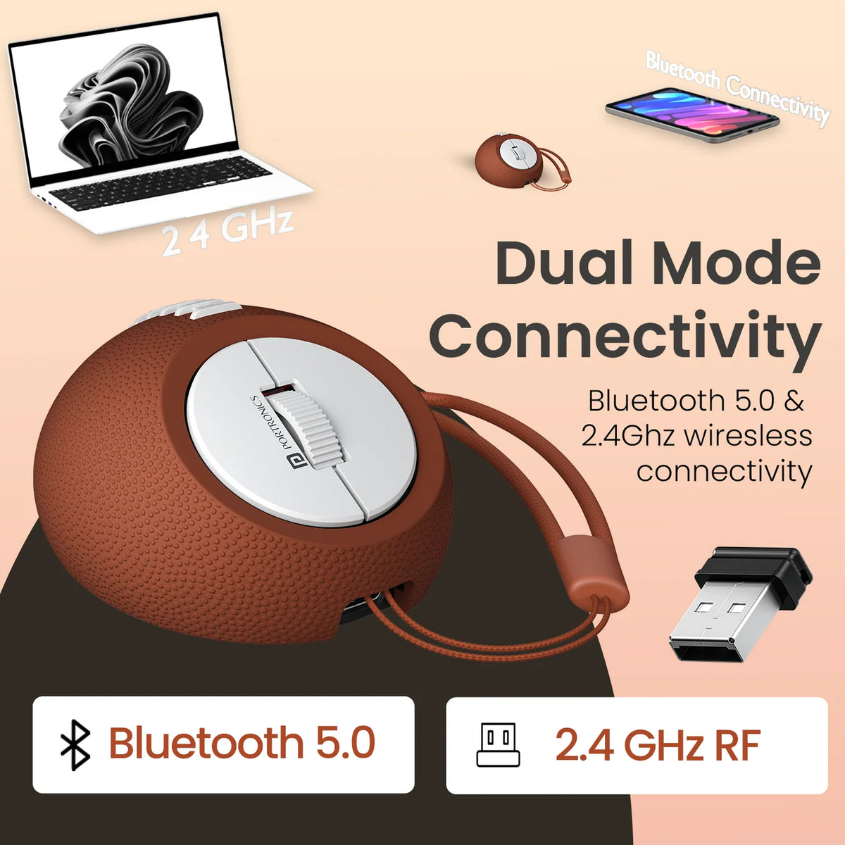 ToadPlay Rechargeable Wireless Mouse