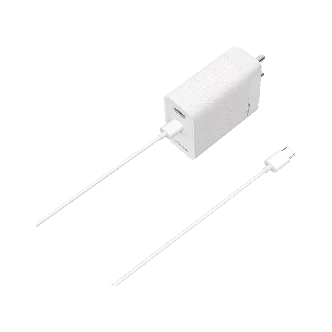 100W SUPERVOOC GaN Dual-Port Power Adapter #color_white