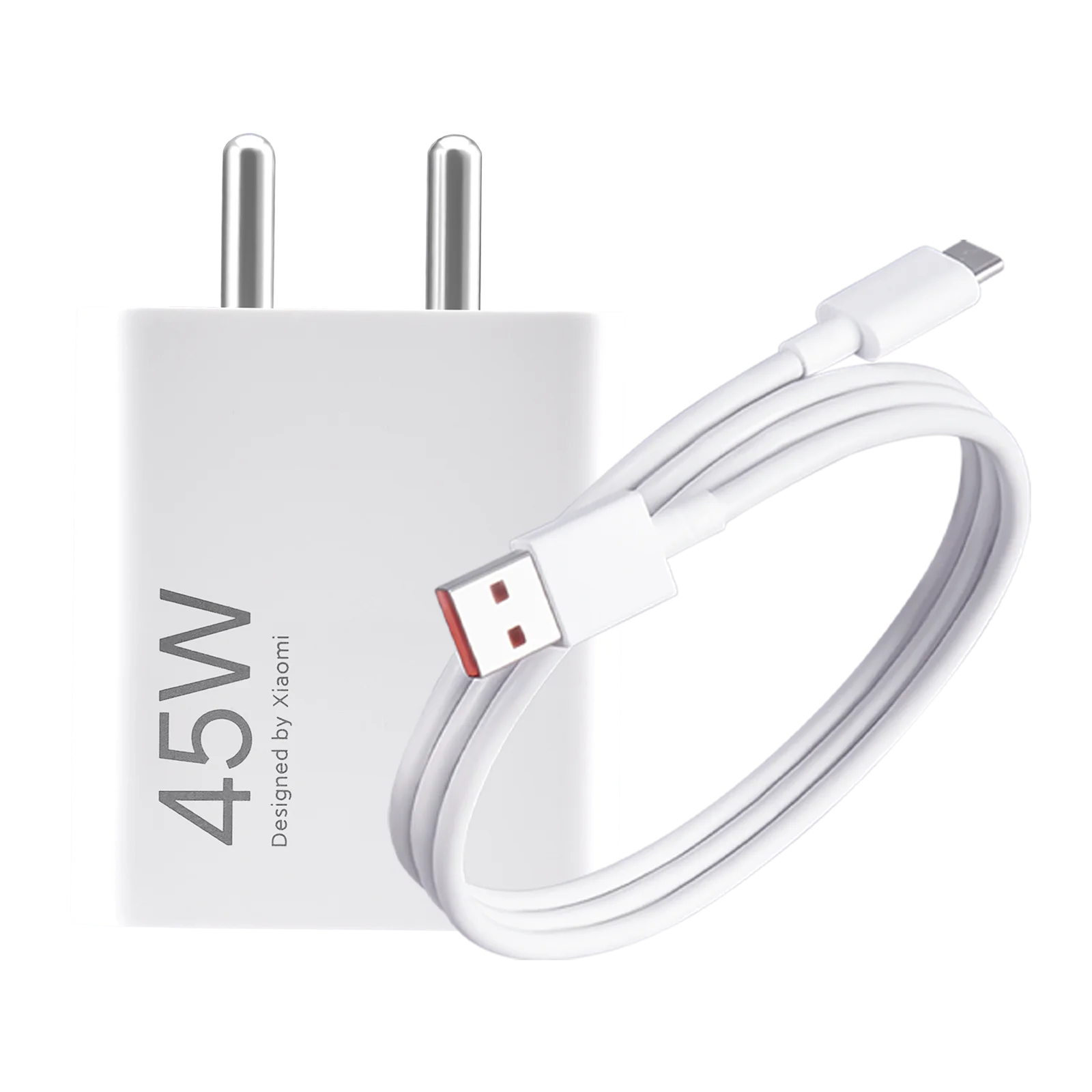45W TurboCharge Power Adapter with USB Cable #color_white