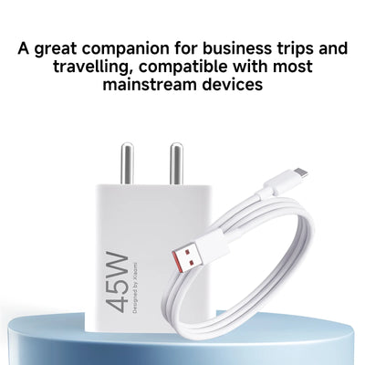 45W TurboCharge Power Adapter with USB Cable 