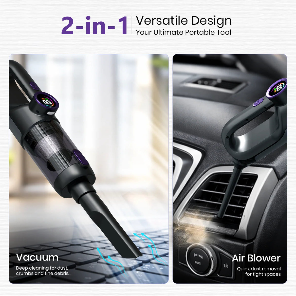 2-in-1 Cordless Vacuum Cleaner MopCop Prime