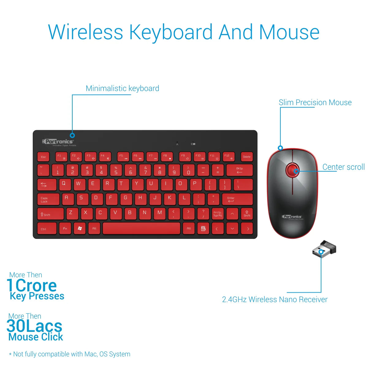 Key2 Wireless Keyboard Mouse