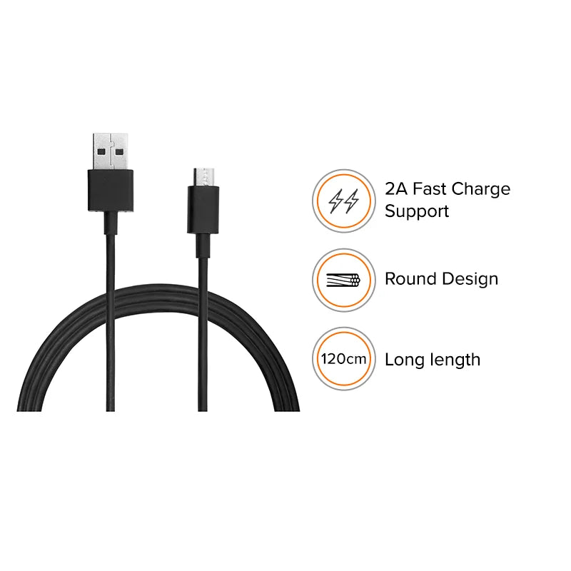 Power Cable USB-A to USB-Micro #color_black
