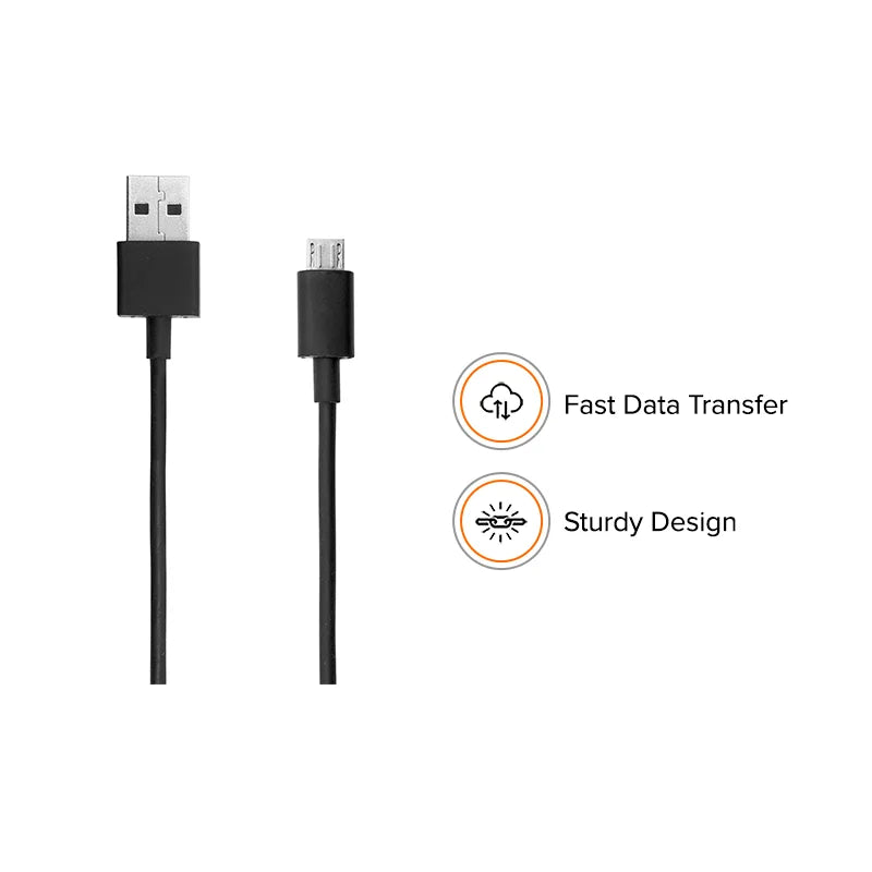 Power Cable USB-A to USB-Micro #color_black