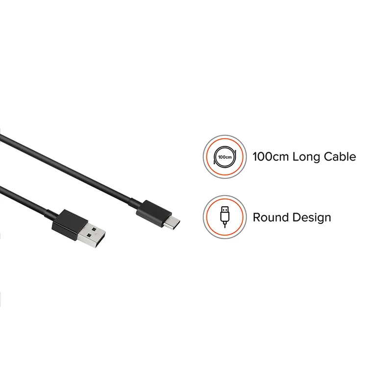 22.5W QuickCharge USB-A to Type-C Cable 