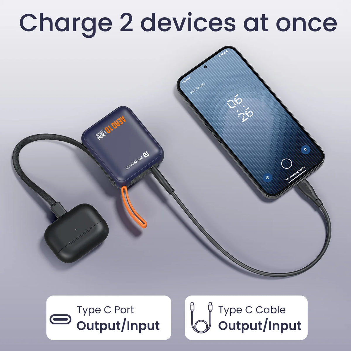 Aero 10 10000mAh Fast Charging Powerbank