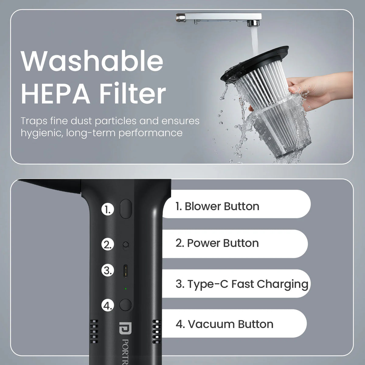 2-in-1 Vacuum & Air Blower AirCop