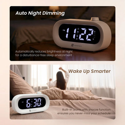 GlowTime LED Digital Alarm Clock