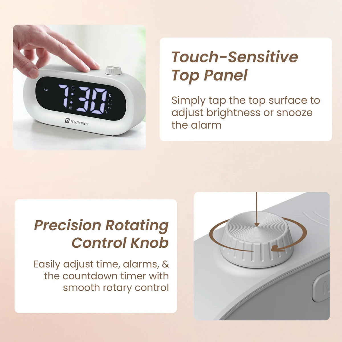 GlowTime LED Digital Alarm Clock