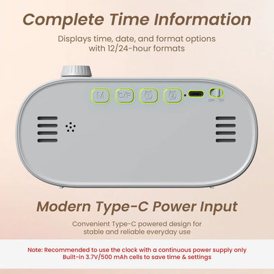 GlowTime LED Digital Alarm Clock