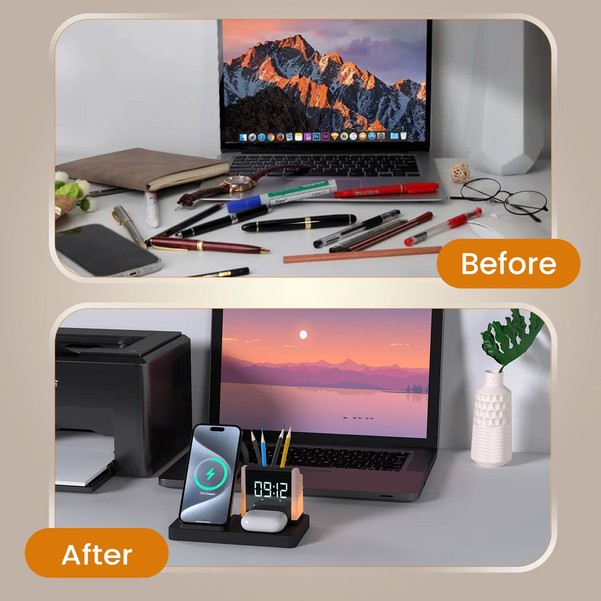 Freedom 5 15W Wireless Charger Photo Frame