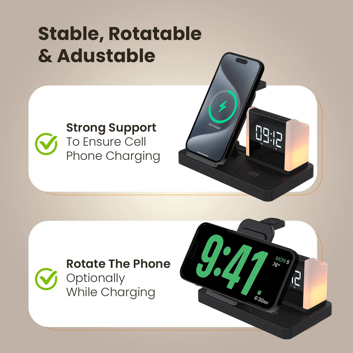 Freedom 5 15W Wireless Charger Photo Frame