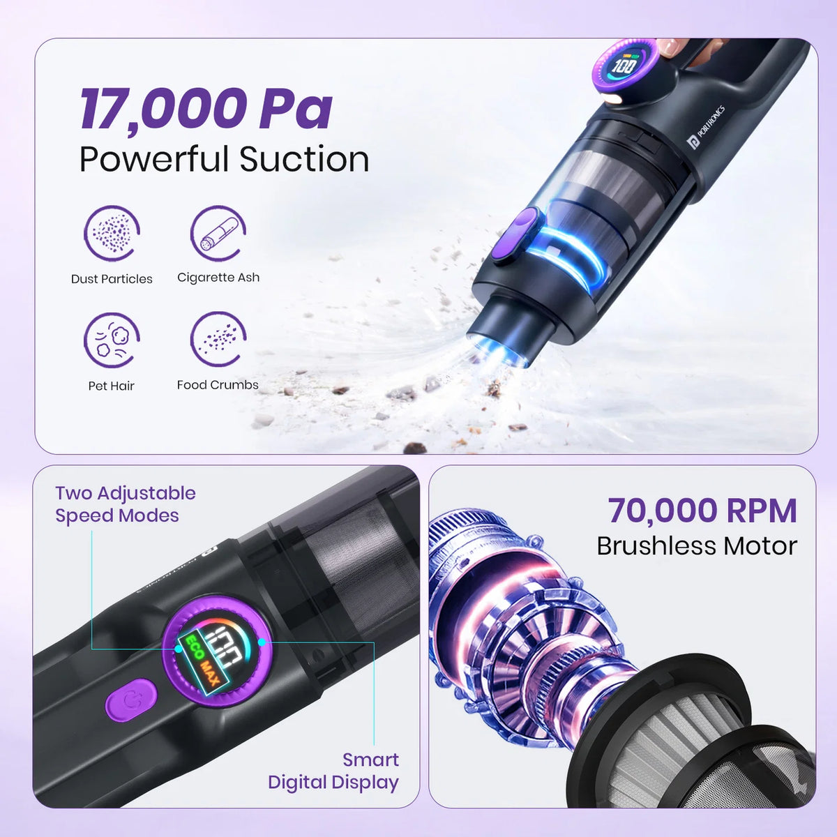 2-in-1 Cordless Vacuum Cleaner MopCop Prime