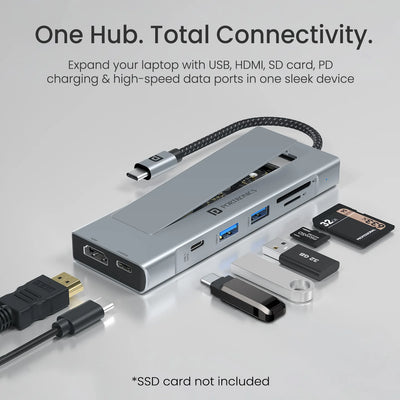Mport Space 8-in-1 SSD USB Hub