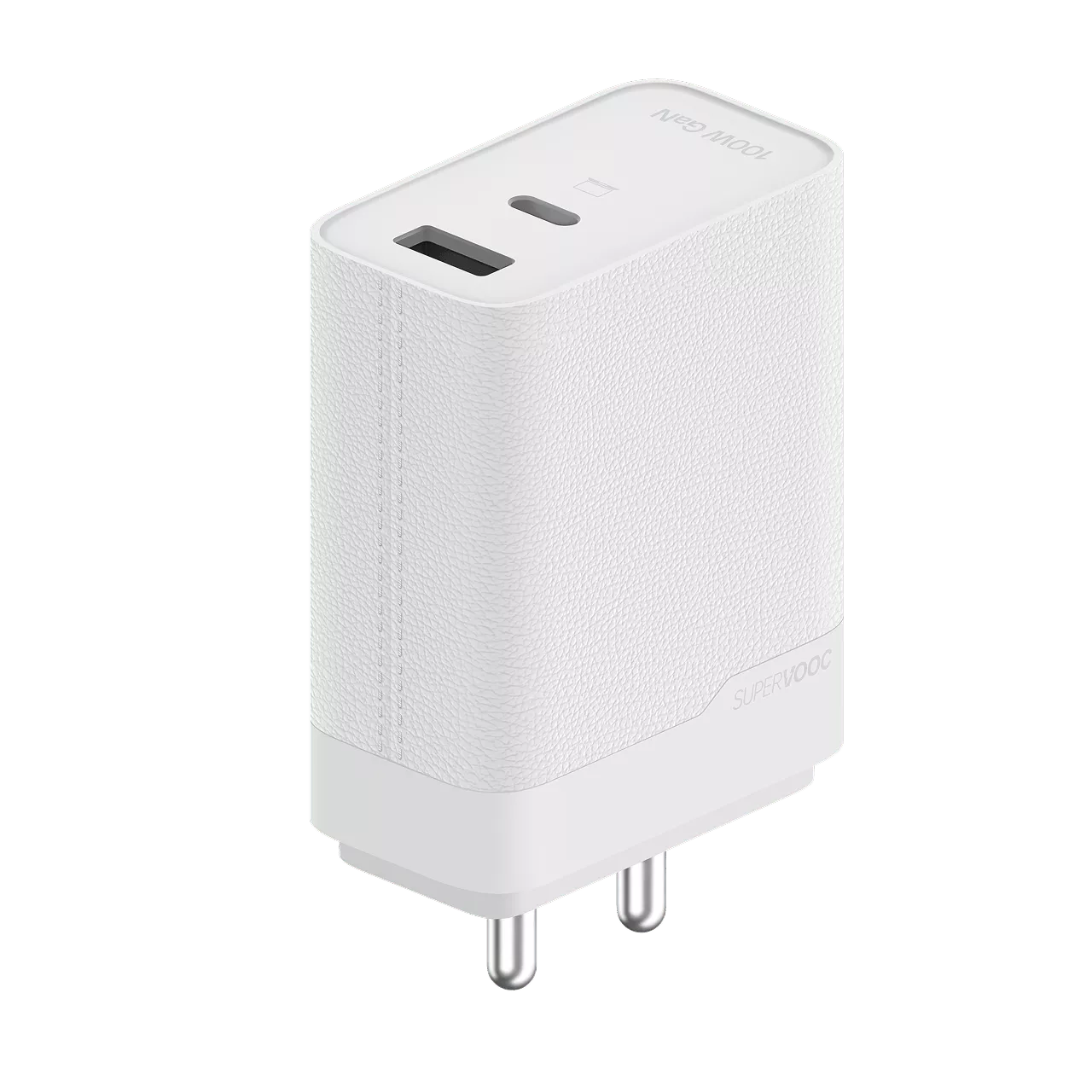 100W SUPERVOOC GaN Dual-Port Power Adapter #color_white